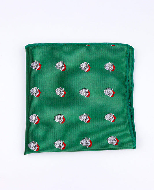 Pochette de Costume de Noël Vert n°1 en Polyester «Christmas»