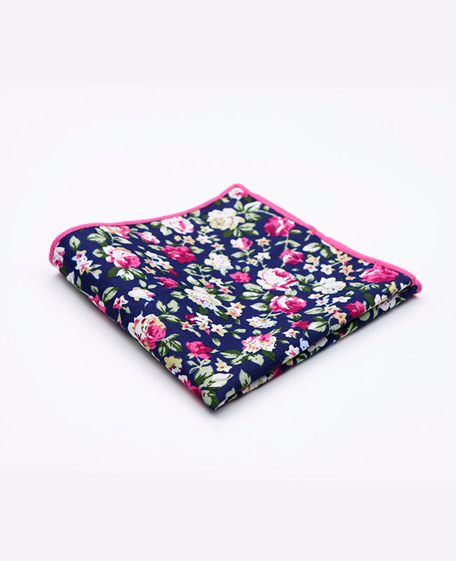 Pochette de Costume Liberty Bleu n°1 en Coton | Charles - Unipap's