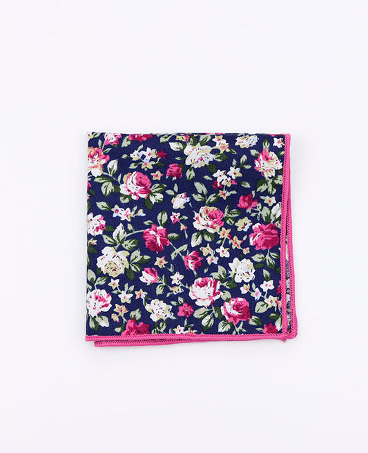 Pochette de Costume Liberty Bleu n°1 en Coton | Charles - Unipap's