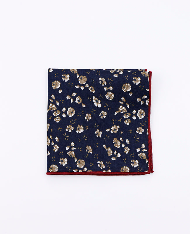 Pochette de Costume Liberty Bleu n°13 en Coton | Gaspard - Unipap's