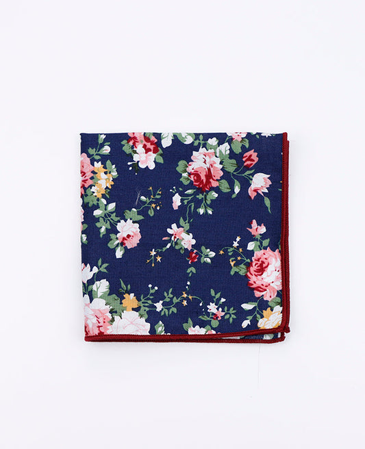 Pochette de Costume Liberty Bleu n°2 en Coton | Charles - Unipap's