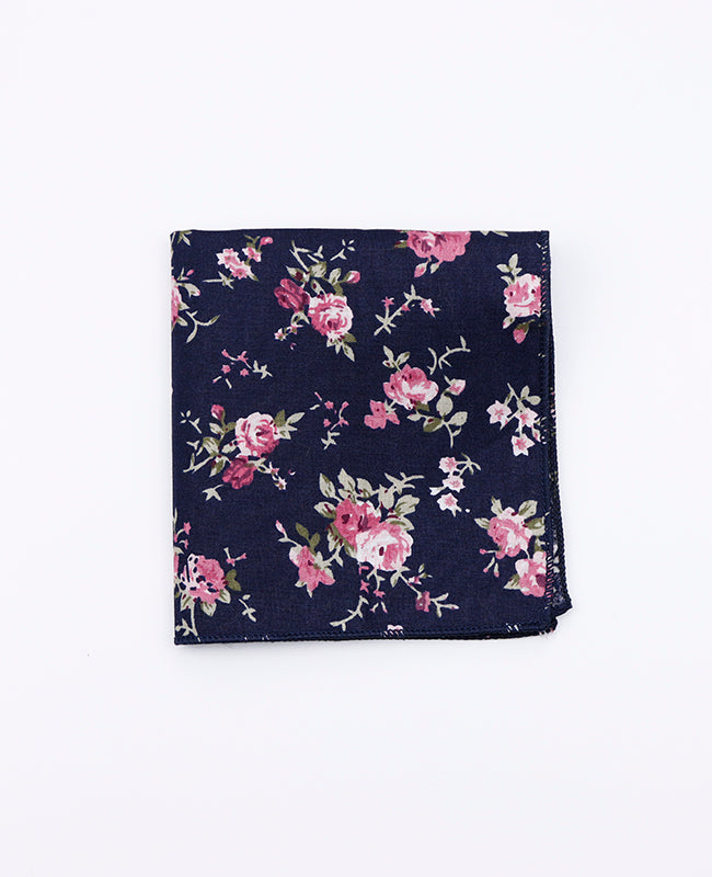 Pochette de Costume Liberty Bleu n°4 en Coton | Charles - Unipap's