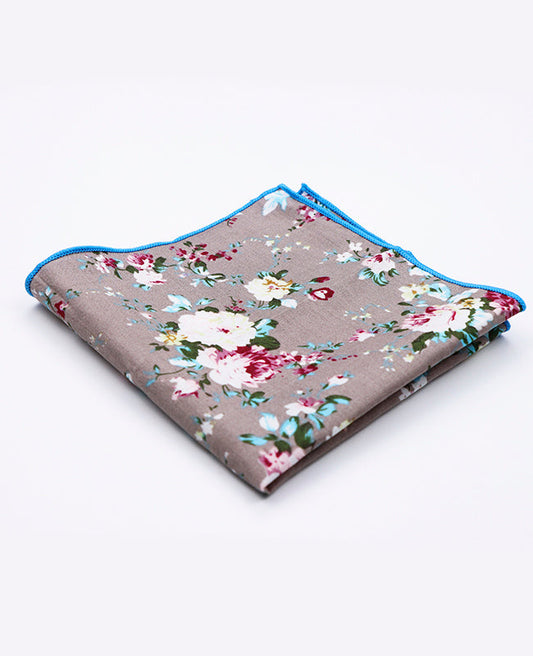 Pochette de Costume Liberty Bleu n°1 en Coton | Gaspard - Unipap's