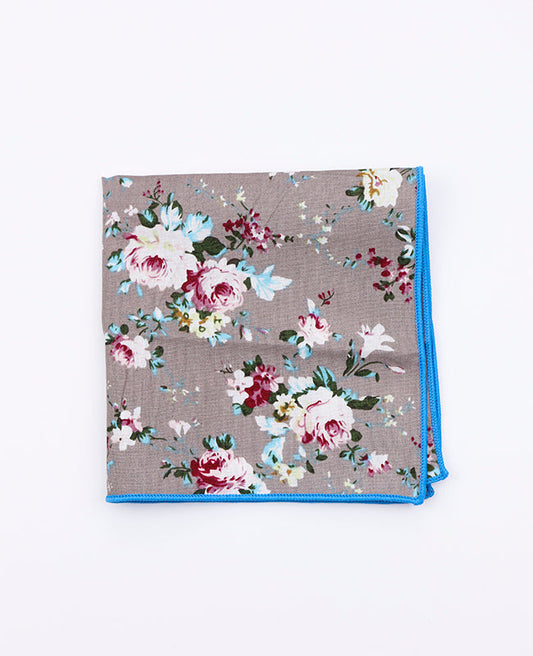 Pochette de Costume Liberty Bleu n°1 en Coton | Gaspard - Unipap's