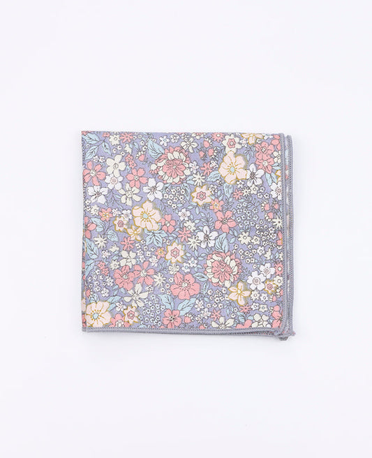 Pochette de Costume Liberty Gris n°2 en Coton | Gaspard - Unipap's