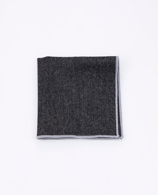 Pochette de Costume Gris n°10 en Laine | Norbert - Unipap's