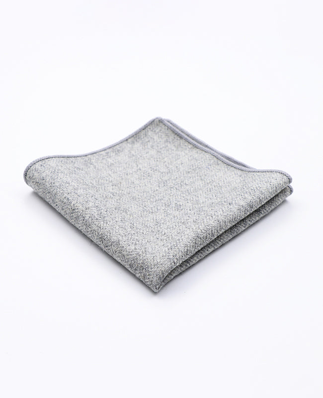 Pochette de Costume Gris n°5 en Laine | Claude - Unipap's