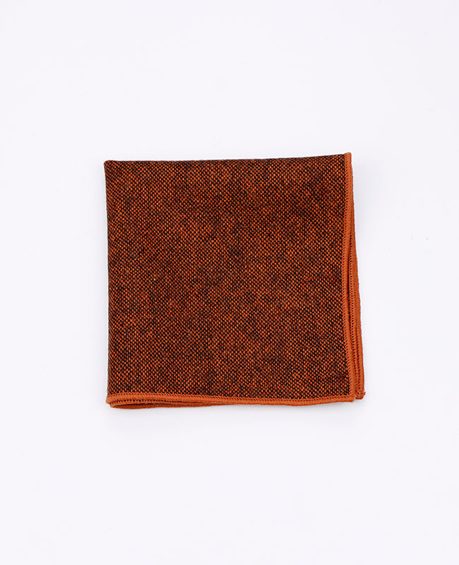 Pochette de Costume Orange en Laine | Claude - Unipap's