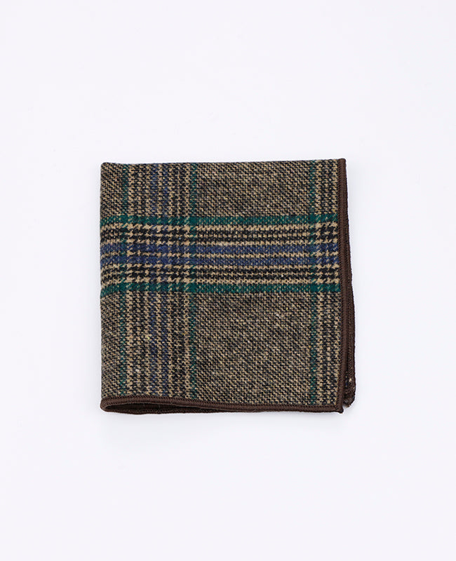 Pochette de Pochette Tartan Gris n°5 en Laine | Norbert - Unipap's