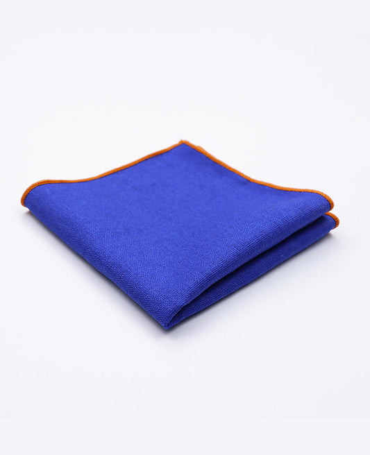 Pochette de Costume Bleu n°4 en Lin | Basile - Unipap's