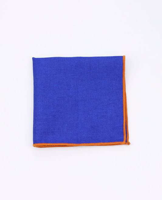 Pochette de Costume Bleu n°4 en Lin | Basile - Unipap's