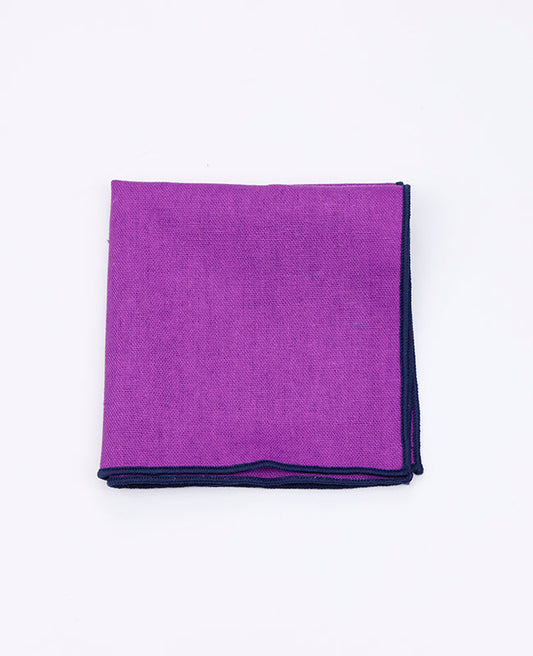 Pochette de Costume Violet n°2 en Lin | Basile - Unipap's