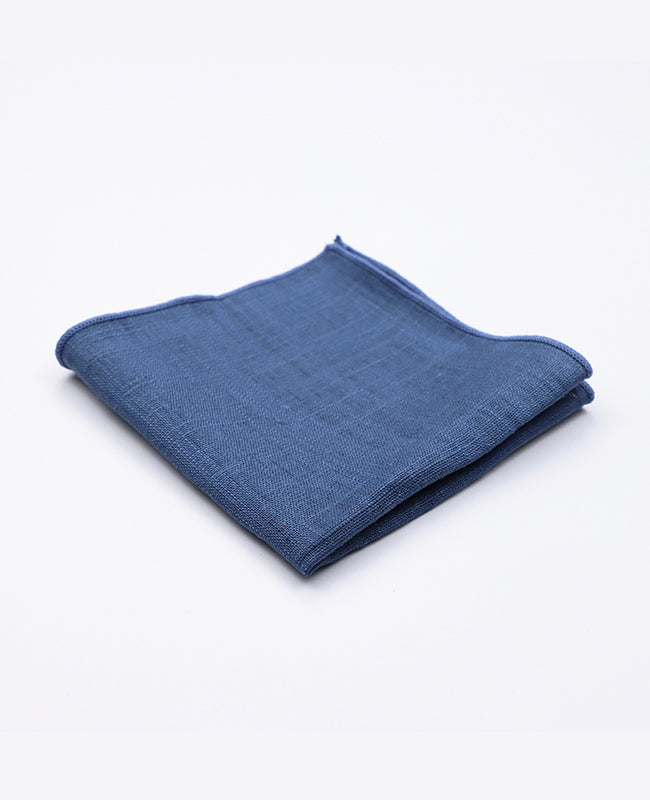 Pochette de Costume Bleu n°8 Homme en Coton | Edgard | Unipap's