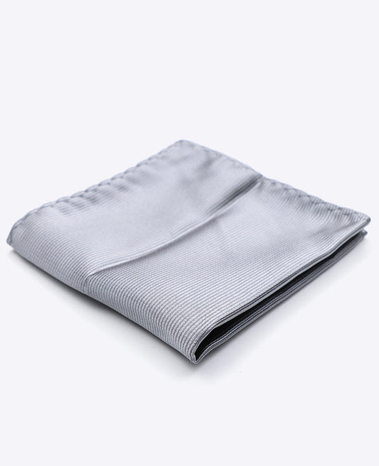 Pochette de Costume Gris n°1 en Polyester | Lucien - Unipap's