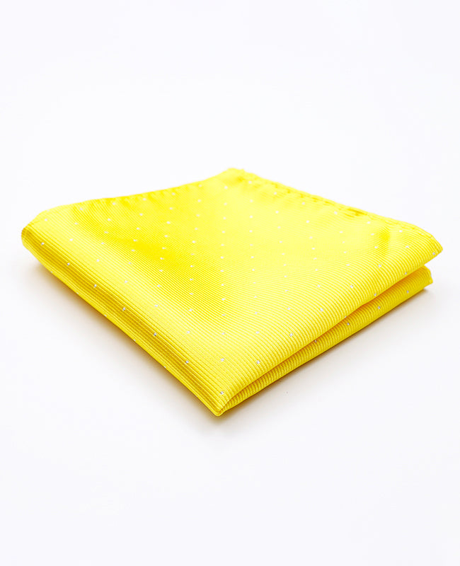 Pochette de Costume Jaune n°1 en Polyester | Georges - Unipap's