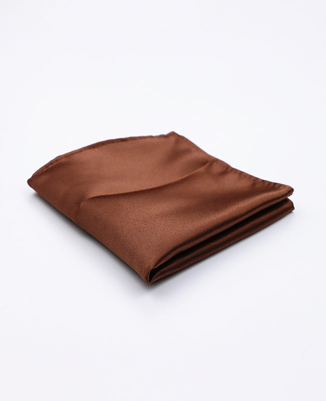 Pochette de Costume Marron en Polyester | Anatole - Unipap's