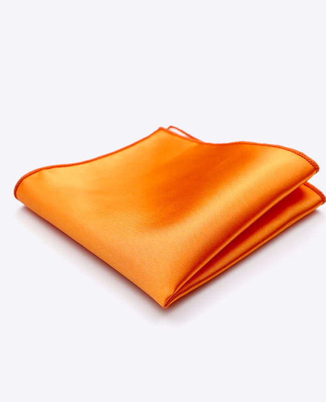 Pochette de Costume Orange en Polyester | Jules - Unipap's