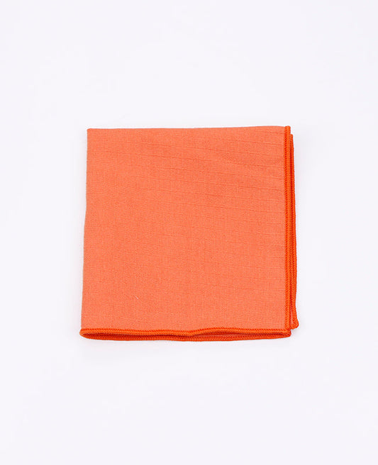Pochette de Costume Orange n°3 en Coton | Oscar - Unipap's