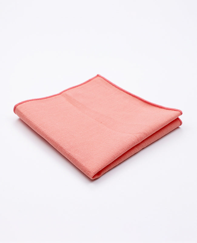 Pochette de Costume Rose n°1 en Coton | Oscar - Unipap's