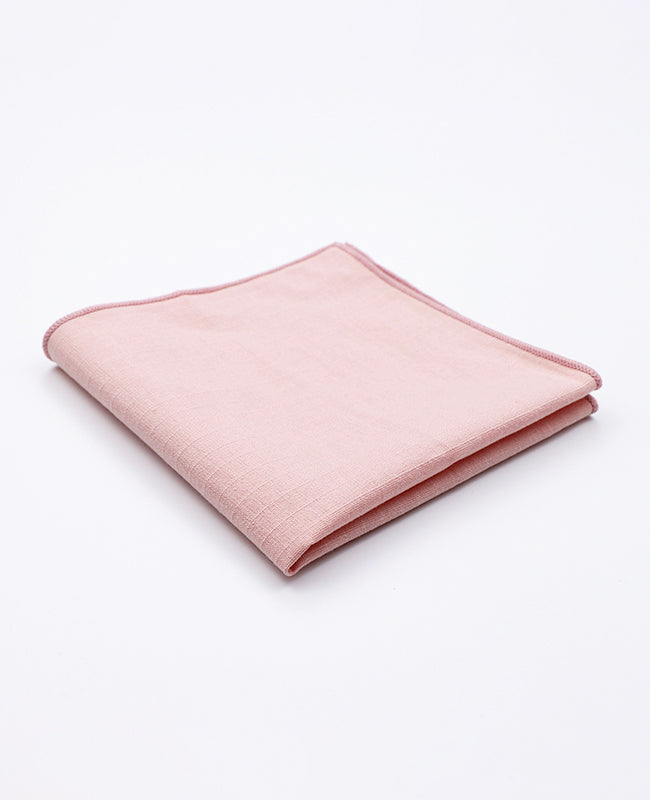 Pochette de Costume Rose n°2 en Coton | Oscar - Unipap's