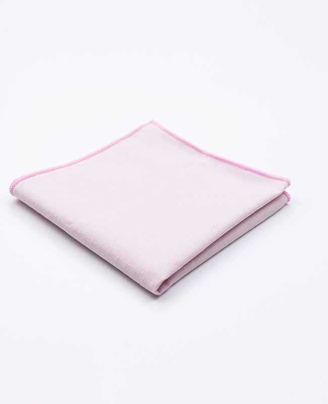 Pochette de Costume Rose n°3 en Coton | Oscar - Unipap's