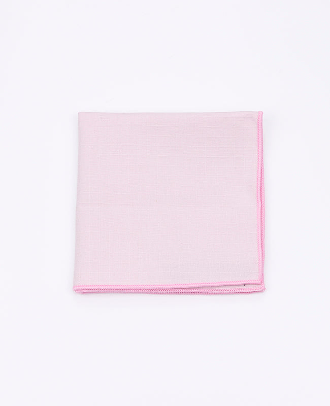 Pochette de Costume Rose n°3 en Coton | Oscar - Unipap's