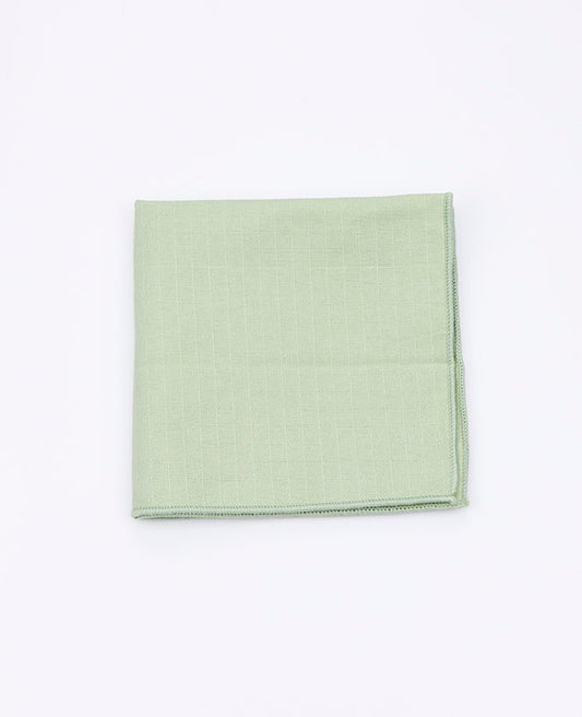 Pochette de Costume Vert n°1 en Coton | Oscar - Unipap's