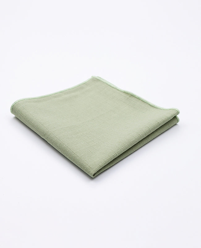 Pochette de Costume Vert n°2 en Coton | Oscar - Unipap's