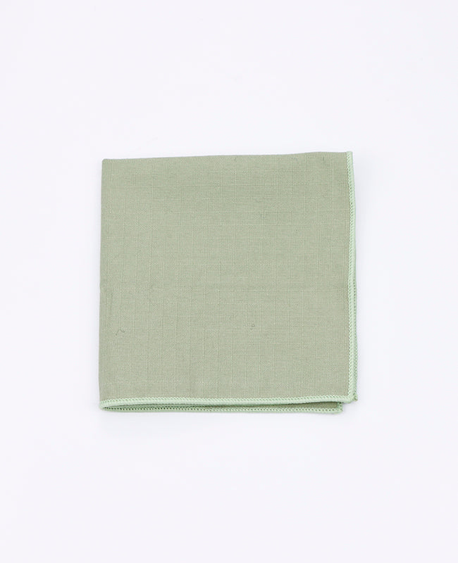 Pochette de Costume Vert n°2 en Coton | Oscar - Unipap's