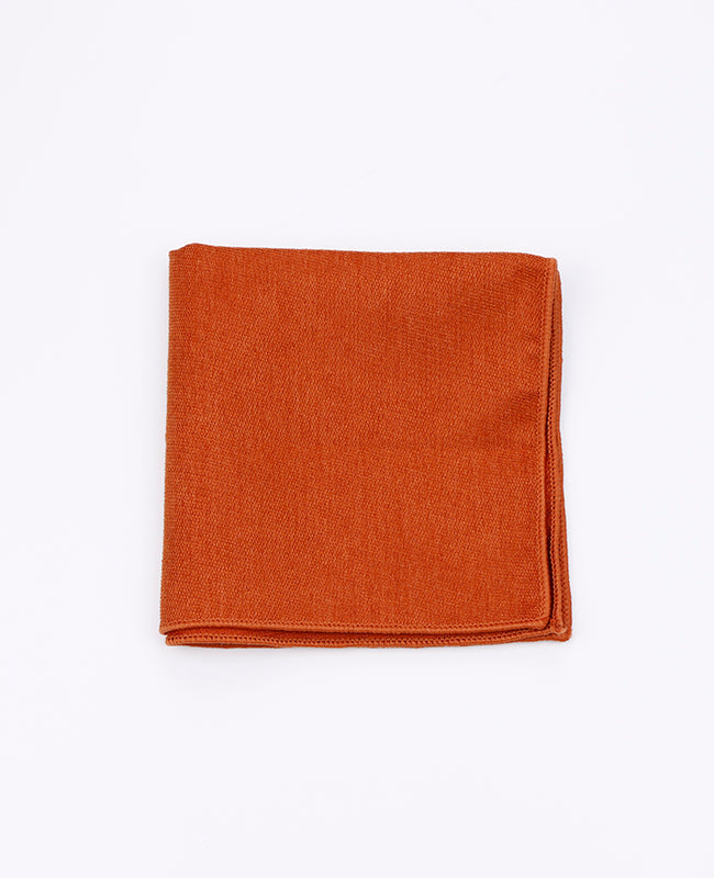 Pochette de Costume Orange n°1 en Velours | Simon - Unipap's